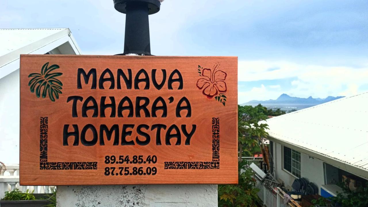 Manava Tahara'a Home Stay Mahina Dış mekan fotoğraf